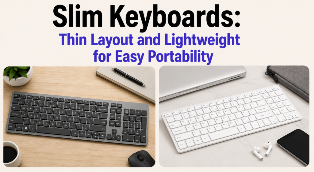 Slim Keyboards: Thin Layout and Lightweight for Easy Portability