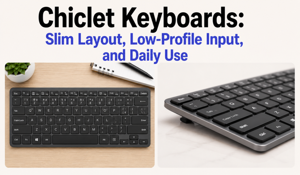 Chiclet Keyboards: Slim Layout, Low-Profile Input, and Daily Use