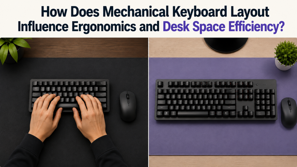 How Mechanical Keyboard Layout Affects Comfort and Space