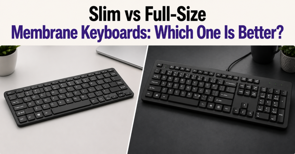 Slim vs Full-Size Membrane Keyboards: Which One Is Better?